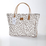 Kids Utility Shopper Bag | Laminated Fabric Seeds - White Utility Shopper Bag by Thandana