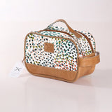 Kids Vanity Bag | Laminated Fabric with Genuine Leather Confetti - All About Vanity Fabric by Thandana