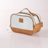 Kids Vanity Bag | Laminated Fabric with Genuine Leather Scale Away with me - Moonstruck Vanity Fabric by Thandana