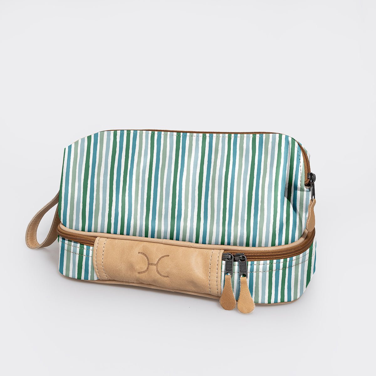 Kids Wash Bag | Laminated Fabric with Genuine Leather Vanity Fabric by Thandana