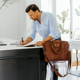 Laptop Bag 15’ | Genuine Leather Laptop Bag Leather by Thandana