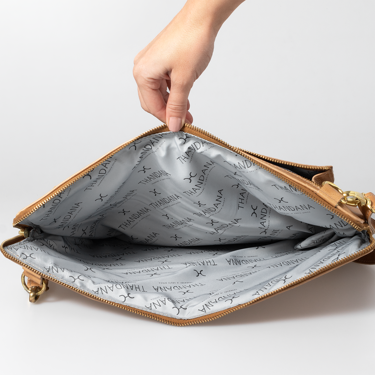 Laptop Sling 15’ | Genuine Leather Laptop Bag Leather by Thandana
