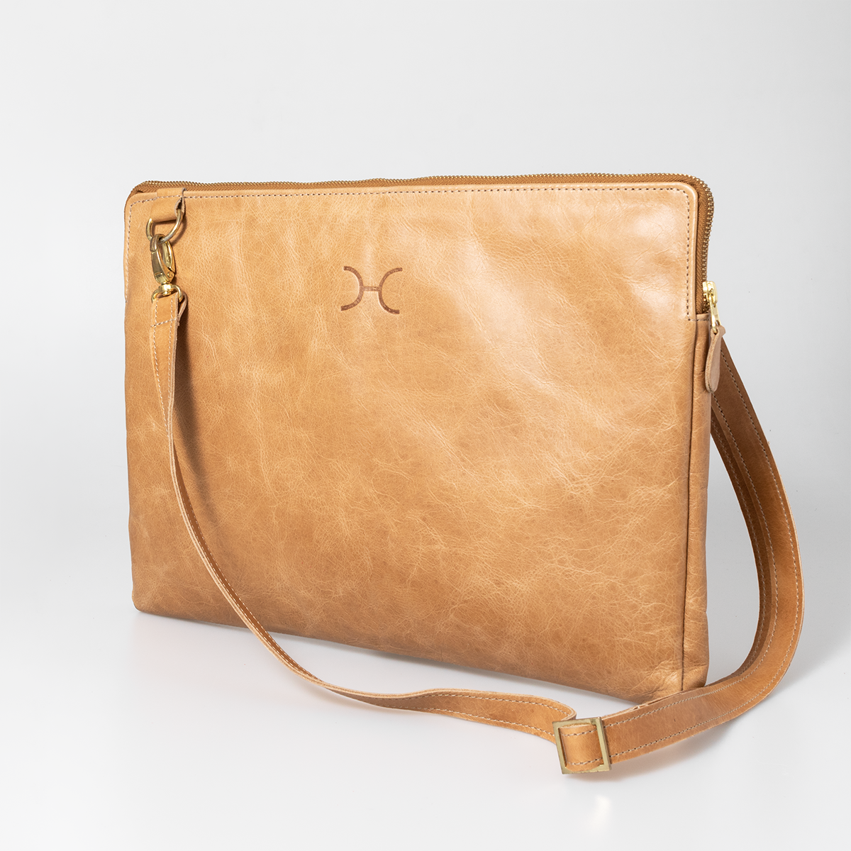 Laptop Sling 15’ | Genuine Leather Laptop Bag Leather by Thandana