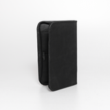 Large Travel Wallet | Genuine Leather | Corporate Black Leather Travel Wallet Leather by Thandana