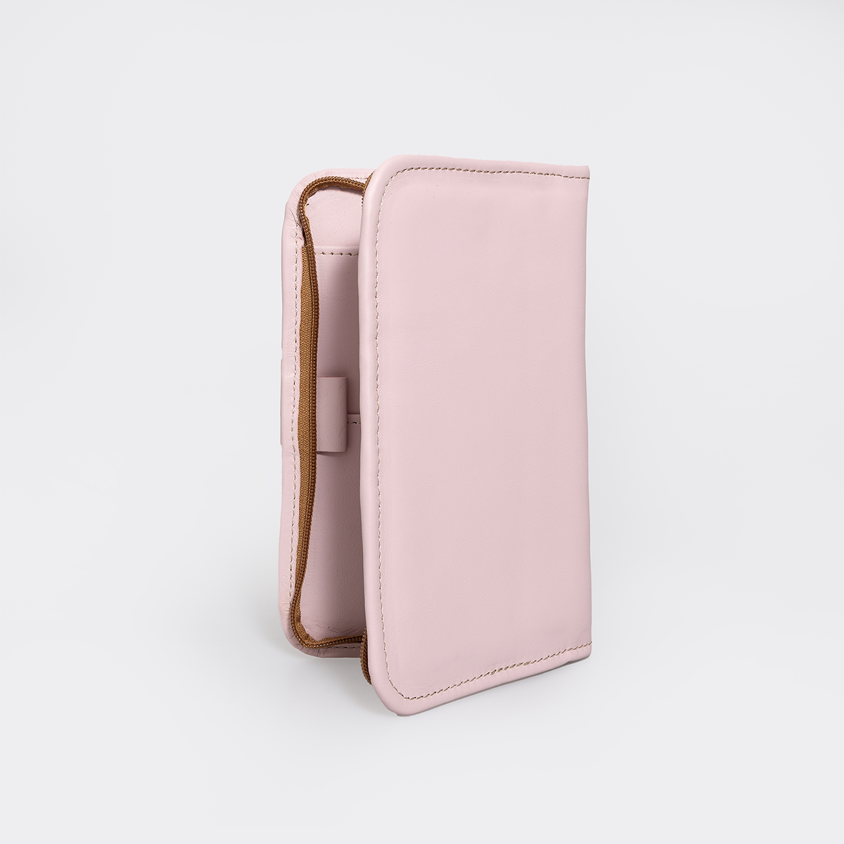 Large Travel Wallet | Genuine Leather | Corporate Blush Leather Travel Wallet Leather by Thandana