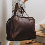 Large Weekender Luggage | Genuine Leather Large Weekender Luggage Bag by Thandana