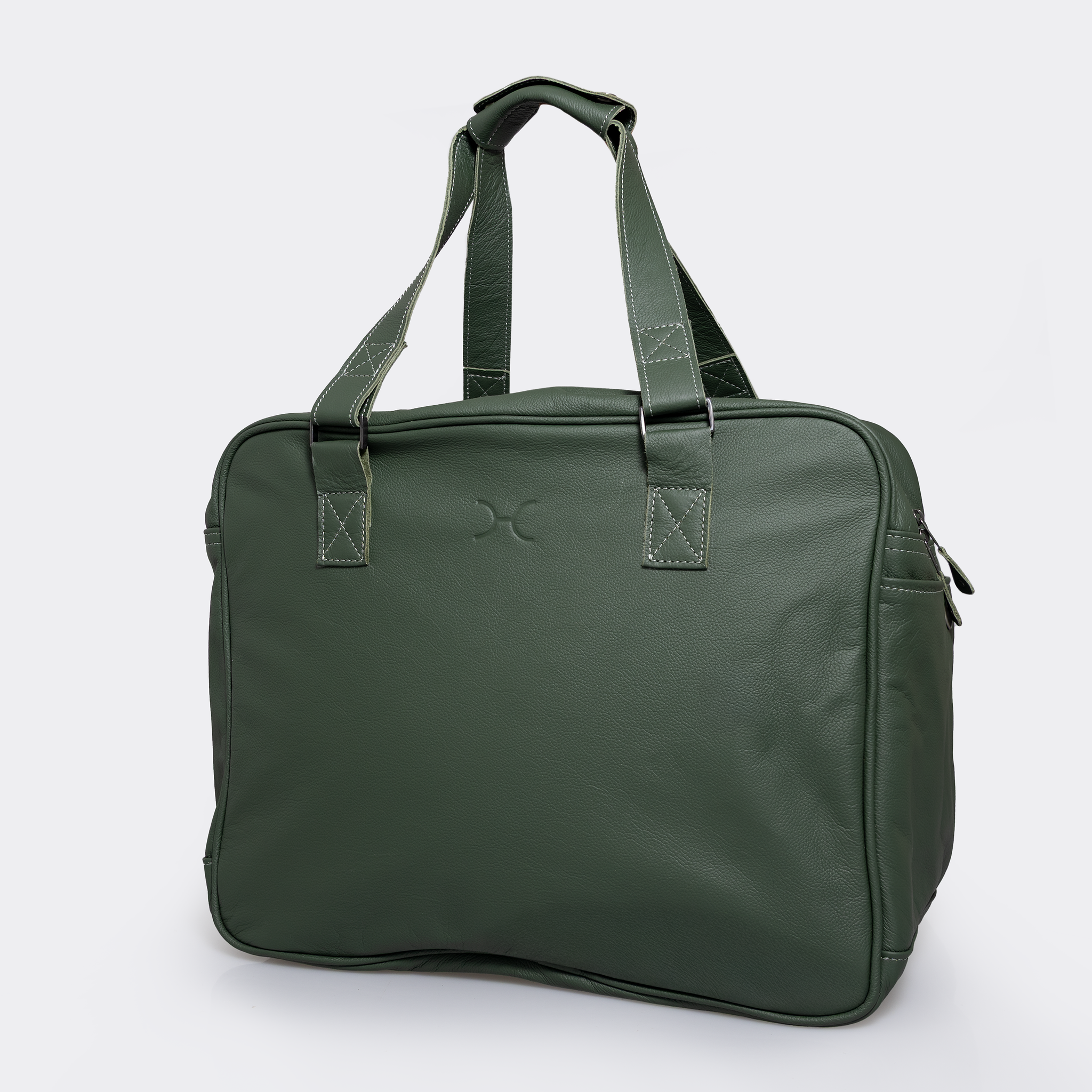 Large Weekender Luggage | Genuine Leather Basil Leather Large Weekender Luggage Bag by Thandana