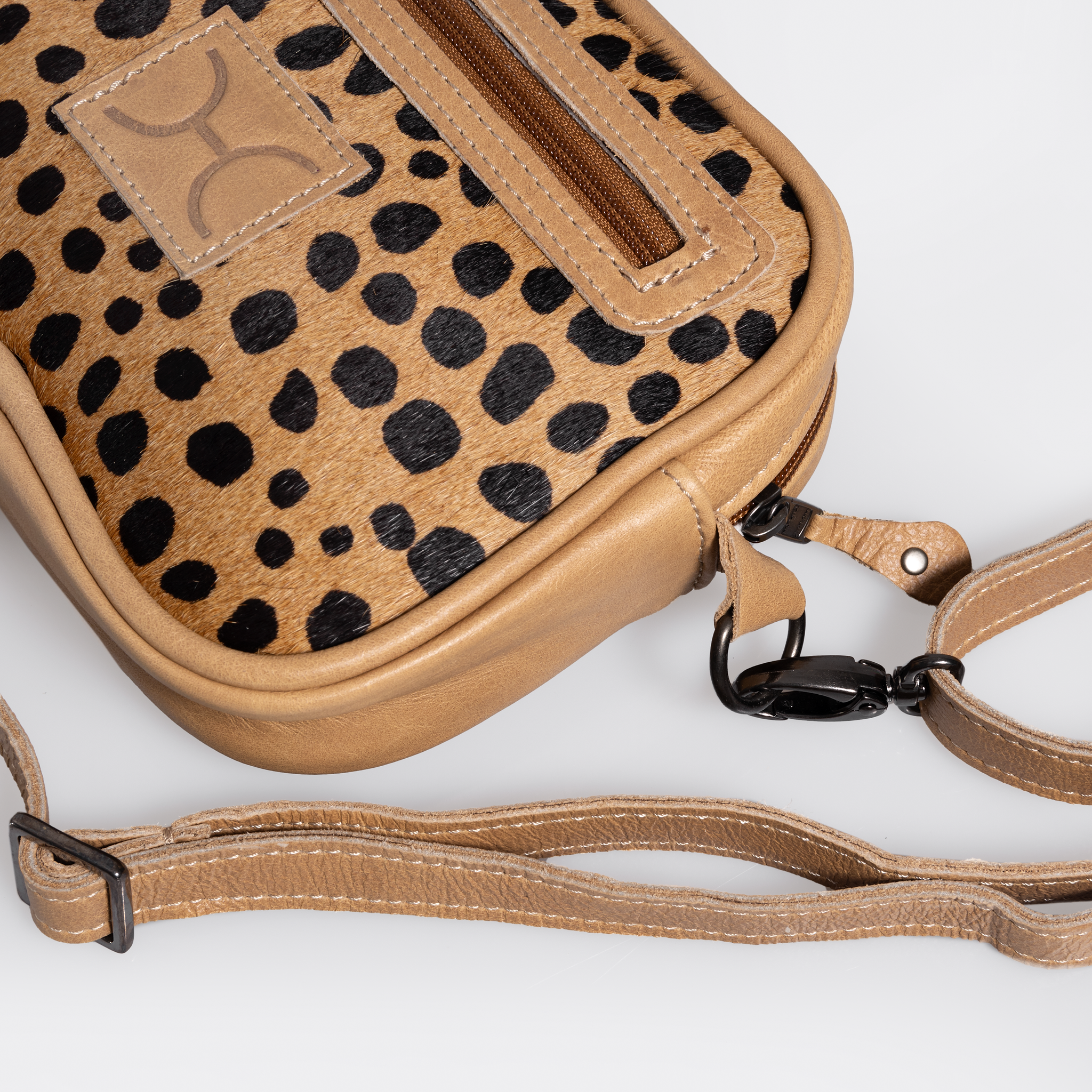 Lipstick Bag | Faux Fur Genuine Leather Lipstick Bag by Thandana