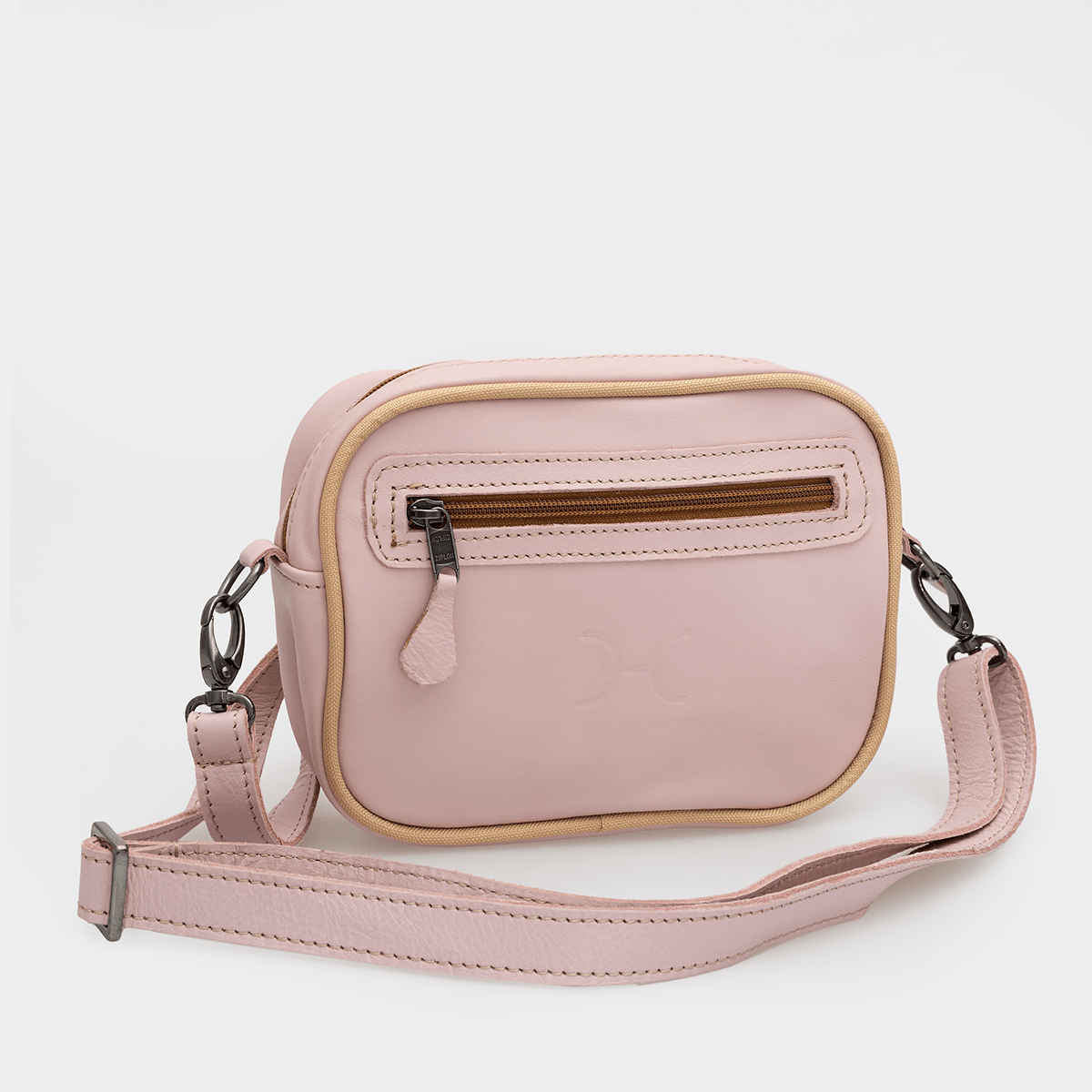 Lipstick Bag | Genuine Leather Blush Leather Lipstick Bag by Thandana