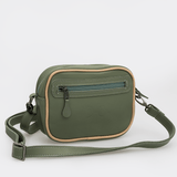 Lipstick Bag | Genuine Leather Green Leather Lipstick Bag by Thandana
