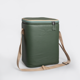 Long Tom Wine Cooler | Genuine Leather & Hard Inner Bin | Corporate Basil Leather Beverage Cooler by Thandana