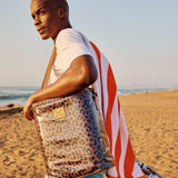 Long Tom Wine Cooler | Laminated Fabric Caddy Cooler by Thandana