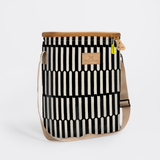 Long Tom Wine Cooler | Laminated Fabric Indie - Pitch / Chunky Zip Caddy Cooler by Thandana