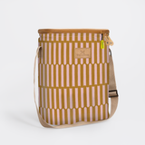 Long Tom Wine Cooler | Laminated Fabric Indie - Sunset / Chunky Zip Caddy Cooler by Thandana