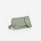 Luggage Stud Tag | Genuine Leather | Corporate Green Leather Luggage Tag by Thandana