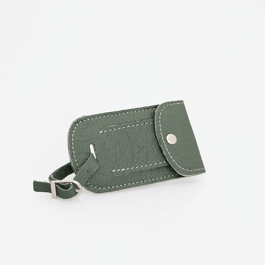 Luggage Stud Tag Leather - Thandana UK