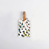 Luggage Tag Stud | Laminated Fabric with Genuine Leather Confetti - All About Luggage Tag by Thandana