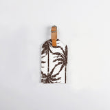 Luggage Tag Stud | Laminated Fabric with Genuine Leather Palm - Neutral Luggage Tag by Thandana