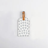 Luggage Tag Stud | Laminated Fabric with Genuine Leather Scale Away with me - Moonstruck Luggage Tag by Thandana