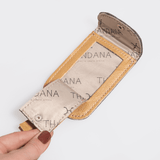 Luggage Tag | Wax Canvas with Genuine Leather | Corporate Luggage Tag by Thandana