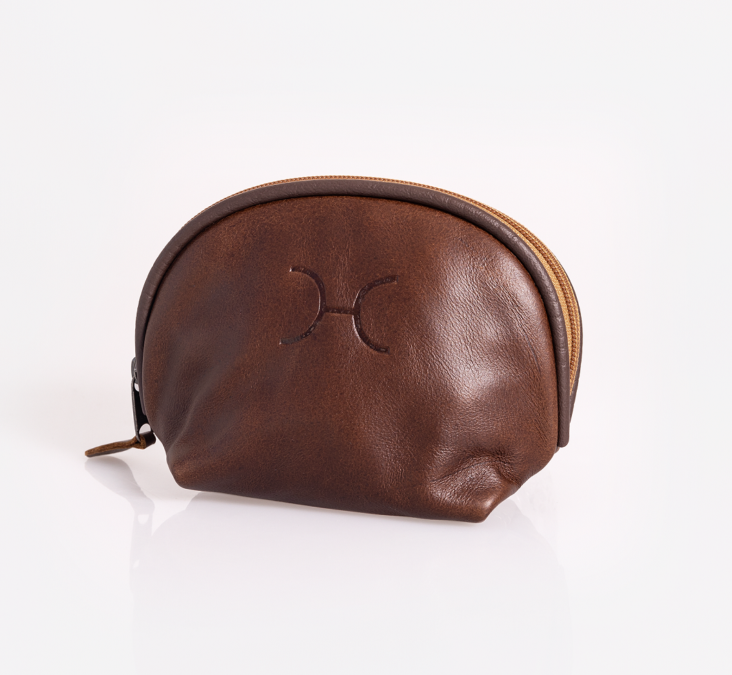 Makeup Bag | Genuine Leather Makeup Bag by Thandana