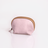 Makeup Bag | Genuine Leather Blush Leather Makeup Bag by Thandana