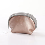 Makeup Bag | Genuine Leather Champagne Leather Makeup Bag by Thandana