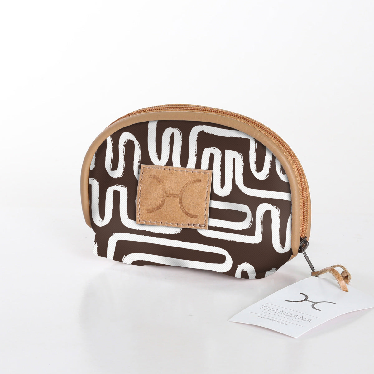 Makeup Bag | Laminated Fabric Make Up Fabric Bag by Thandana