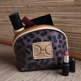 Makeup bag | laminated fabric - make up fabric bag