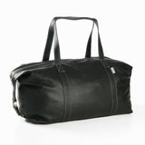 Masai Carrier Bag | Genuine Leather Black Leather / Gunmetal (default) Luggage Bag by Thandana