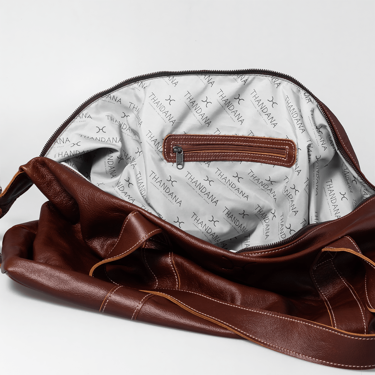 Masai Carrier Bag | Genuine Leather Luggage Bag by Thandana