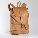 Mason Backpack | Genuine Leather Hazelnut Leather Backpack by Thandana