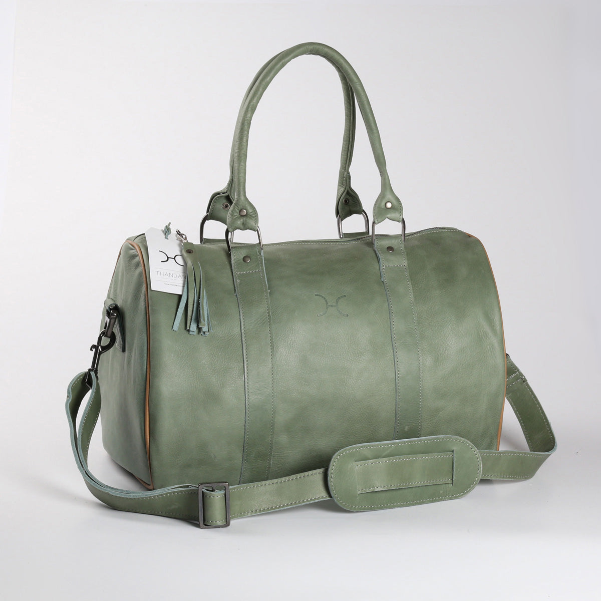 Medium Traveller Bag | Genuine Leather Travel Bag Leather by Thandana