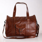Mens Cabin Bag | Genuine Leather Luggage Bag by Thandana
