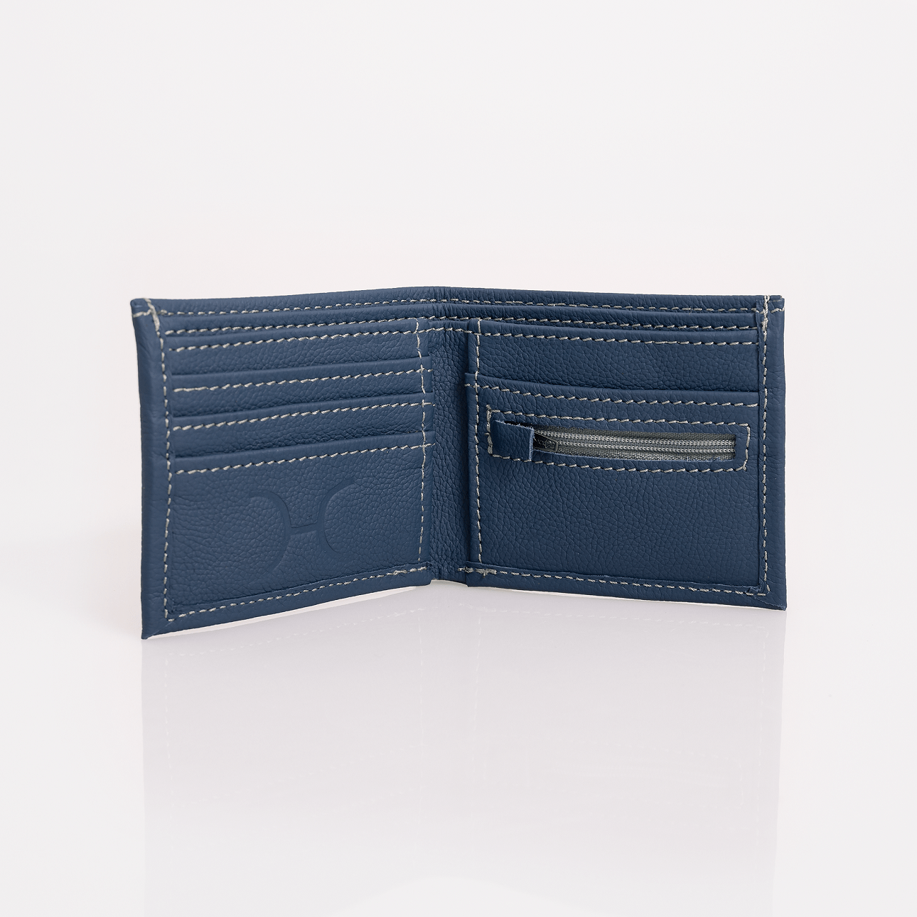 Mens Wallet | Genuine Leather Aqua Leather Mens Wallet by Thandana