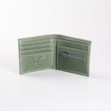 Mens Wallet | Genuine Leather Green Leather Mens Wallet by Thandana