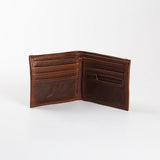 Mens Wallet | Genuine Leather Tobac Leather with Pigskin Lining Mens Wallet by Thandana