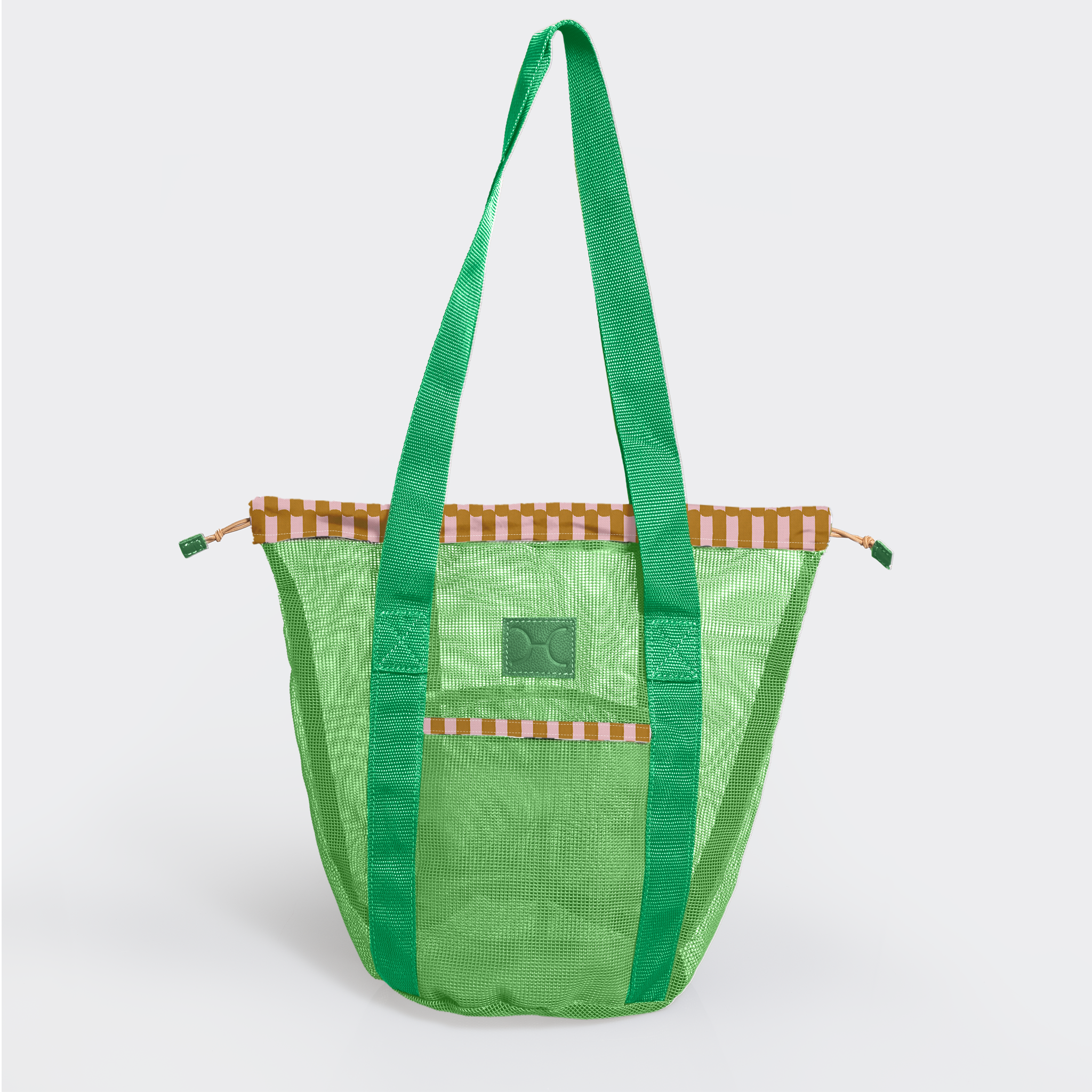 Meshie Bucket Bag | Apple Indie - Sunset Utility Shopper Bag by Thandana
