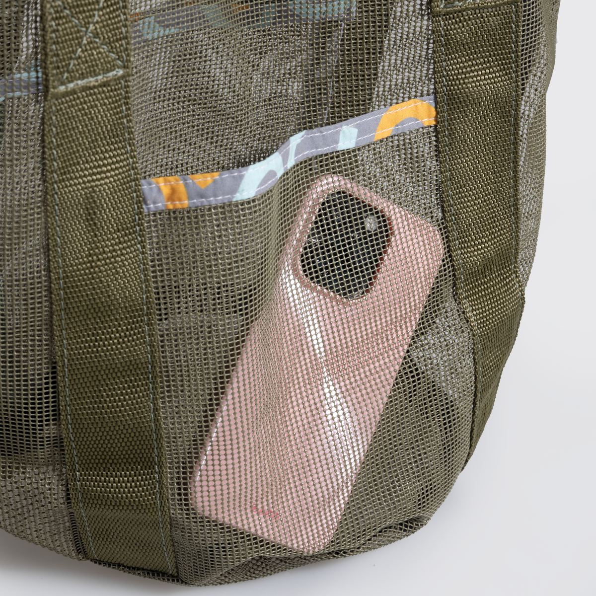 Meshie Bucket Bag | Apple Utility Shopper Bag by Thandana