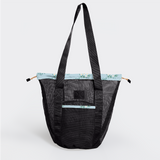 Meshie Bucket Bag | Black Crazy Daisy - Sage Utility Shopper Bag by Thandana