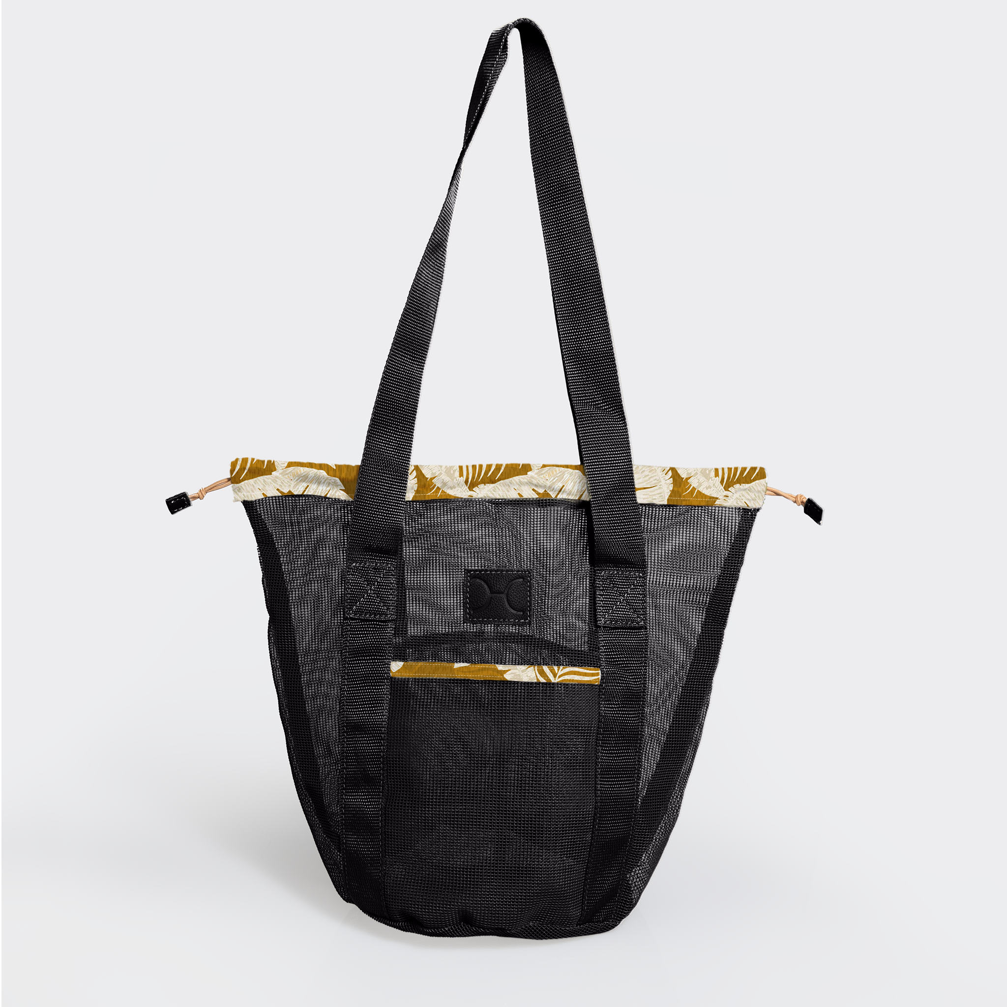 Meshie Bucket Bag | Black Fauna - Earth Utility Shopper Bag by Thandana