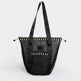 Meshie bucket bag | black - indie - pitch - utility shopper bag