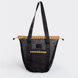 Meshie bucket bag | black - indie - sunset - utility shopper bag