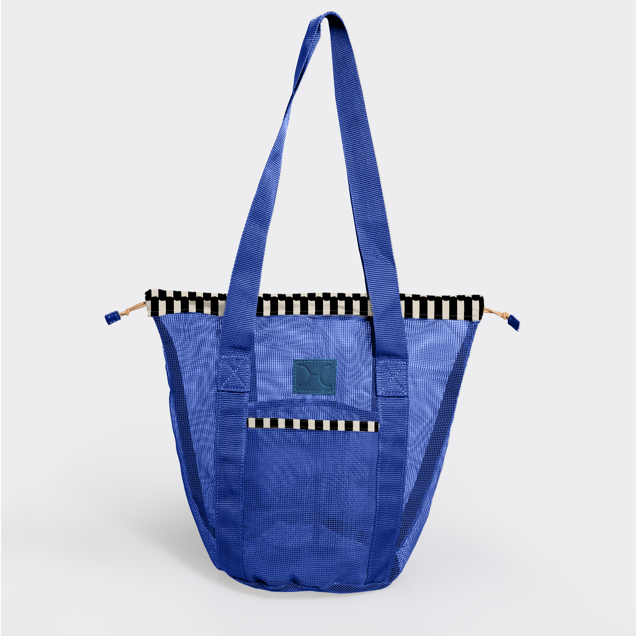 Meshie Bucket Bag | Blue Indie - Pitch Utility Shopper Bag by Thandana