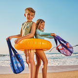 Meshie Bucket Bag | Blue Utility Shopper Bag by Thandana