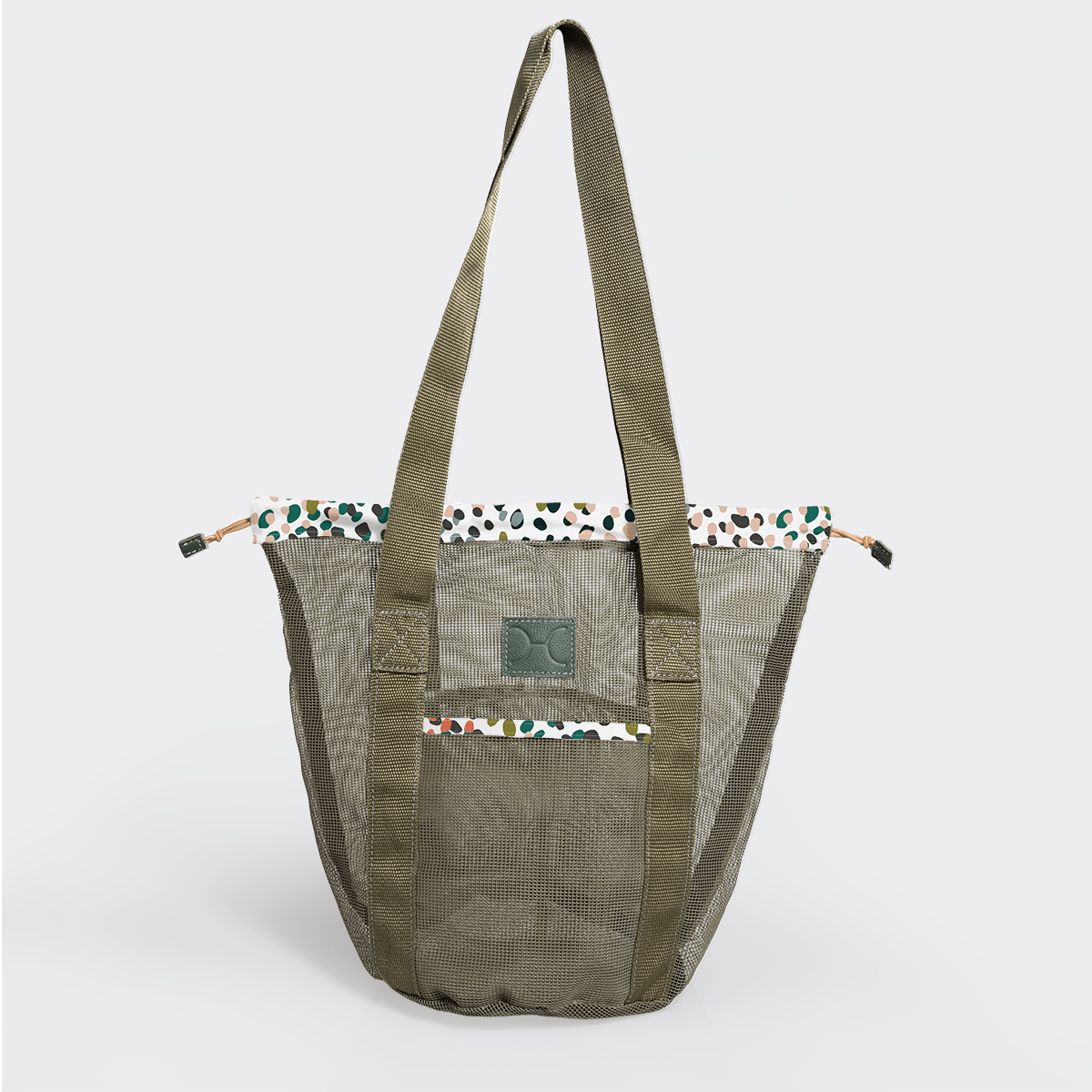 Meshie Bucket Bag | Olive Confetti - All About Utility Shopper Bag by Thandana