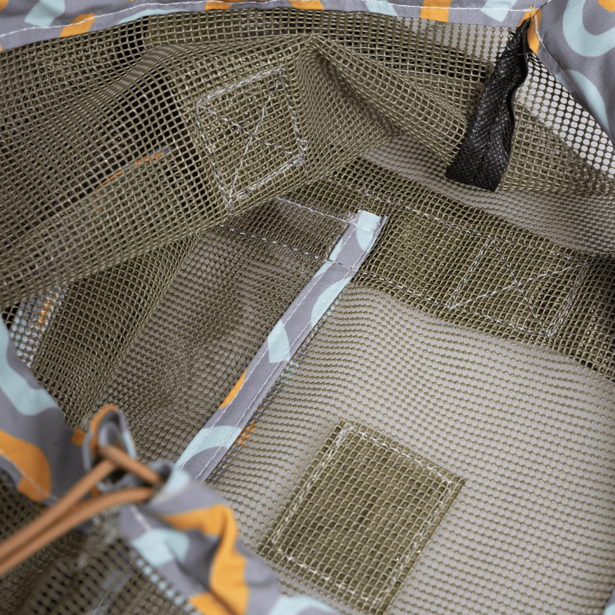 Meshie Bucket Bag | Olive Utility Shopper Bag by Thandana