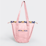 Meshie Bucket Bag | Pink Checker - Jet Utility Shopper Bag by Thandana