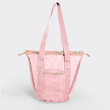 Meshie Bucket Bag | Pink Crazy Daisy - Blush Utility Shopper Bag by Thandana