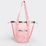 Meshie Bucket Bag | Pink Palm - Neutral Utility Shopper Bag by Thandana